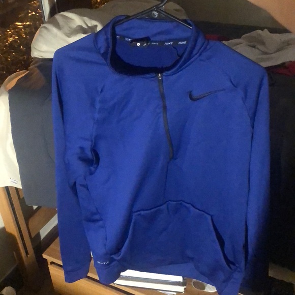 blue nike sweater